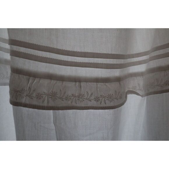 Old Navy Women's Sz M White Sleeveless Ruffle Neck Tiered Midi Sundress - Picture 9 of 12